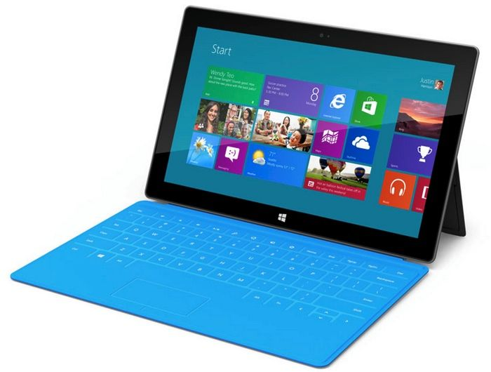 Una tablet ejecutando Windows 8 para ARM