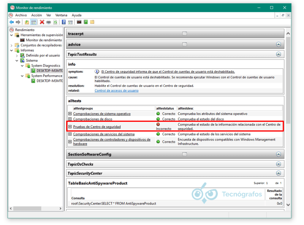 Monitor de recursos - Tecnógrafos