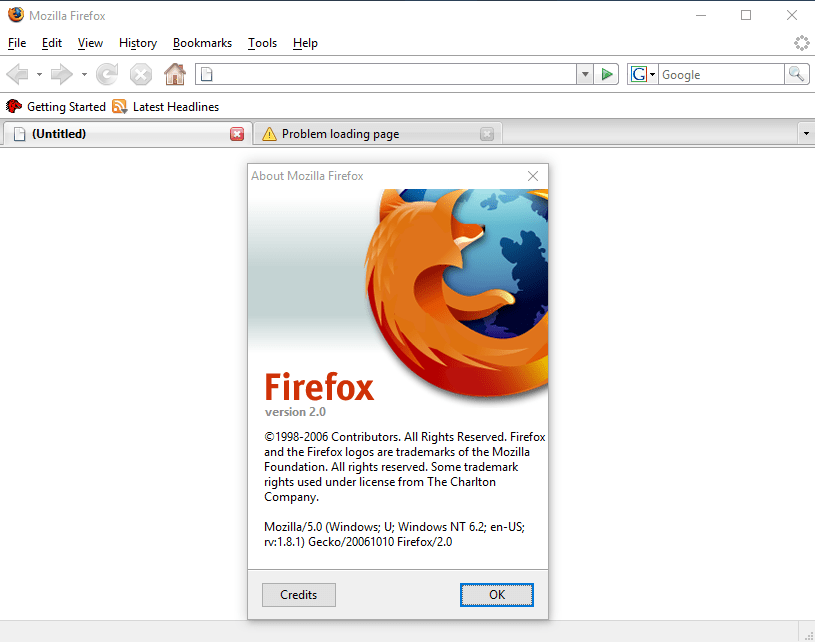Firefox 2.0 con navegación por pestañas - Tecnógrafos