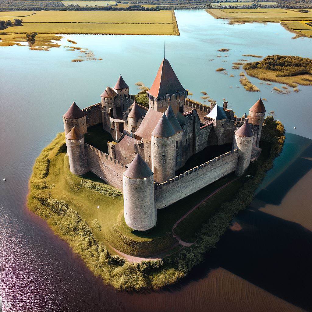 Un castillo aislado simbolizando el modelo de ciberseguridad tradicional